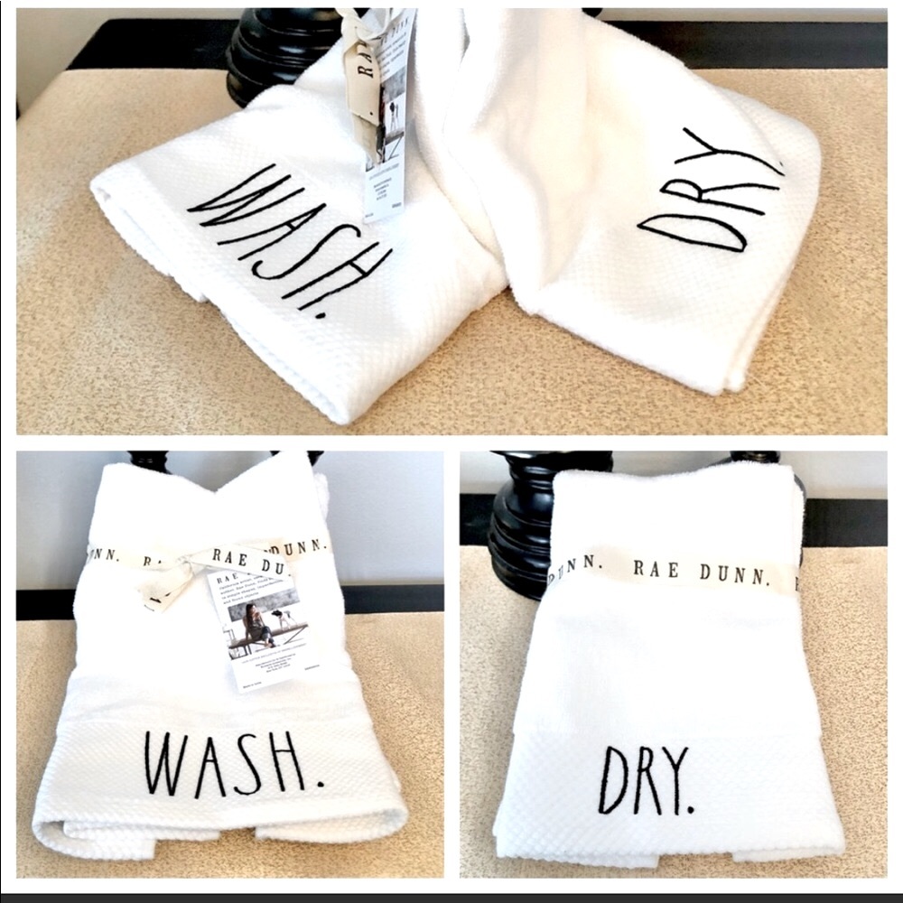 BUNDLE Rae Dunn Fingertip Towels & soap